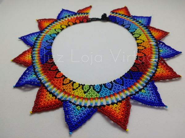 Colar Saraguro Multi Colores