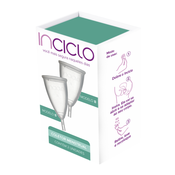 Coletor Menstrual Inciclo - Modelo B (2 unid.