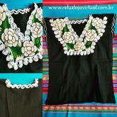 Bata Zinacantán - Flores Brancas