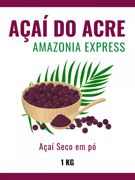 1Kg Açaí Seco em Pó