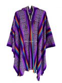 Poncho de Manta de Awayo com capuz