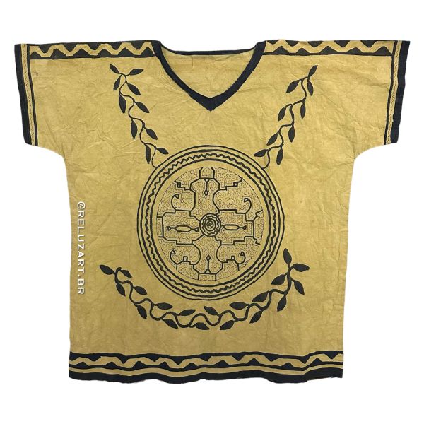 Blusa Shipibo - Pintada à Mão / Artesanal